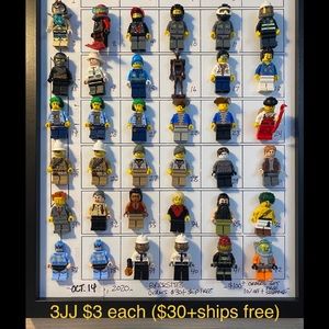 LEGO minifigures! Orders $30+ships free